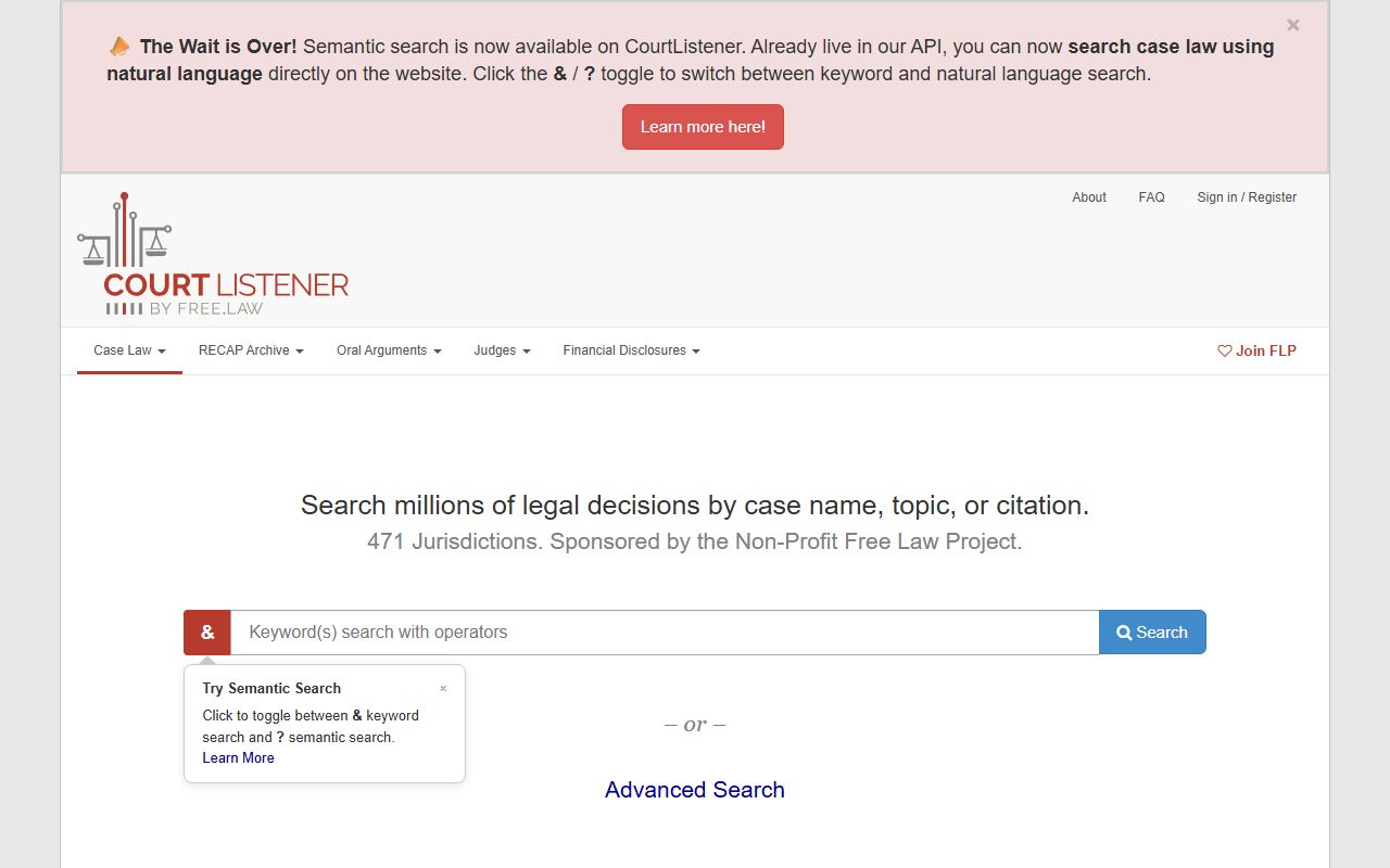 CourtListener docket and opinion research for Marion County